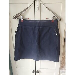 T by Talbots Skort‎ Women's Sz S Navy Blue Tennis Pickleball Walk